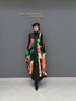 Blur Strap Belt Dress